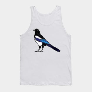 Artwork of an Eurasian Magpie III Tank Top